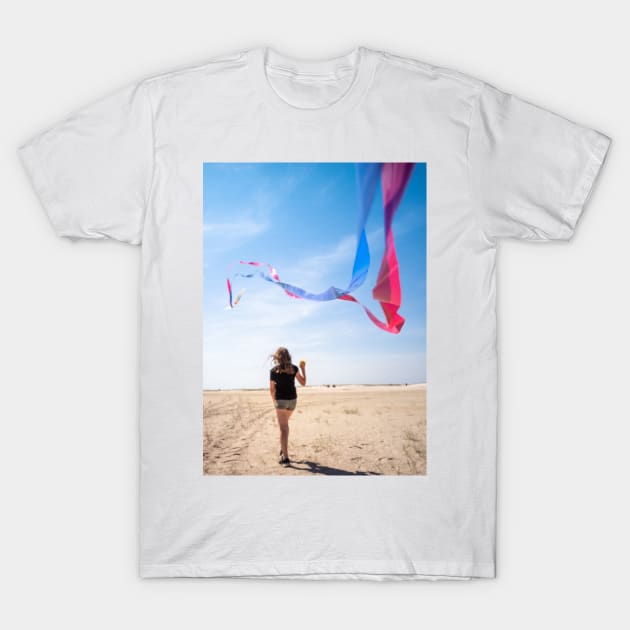 Kite T-Shirt by EviRadauscher